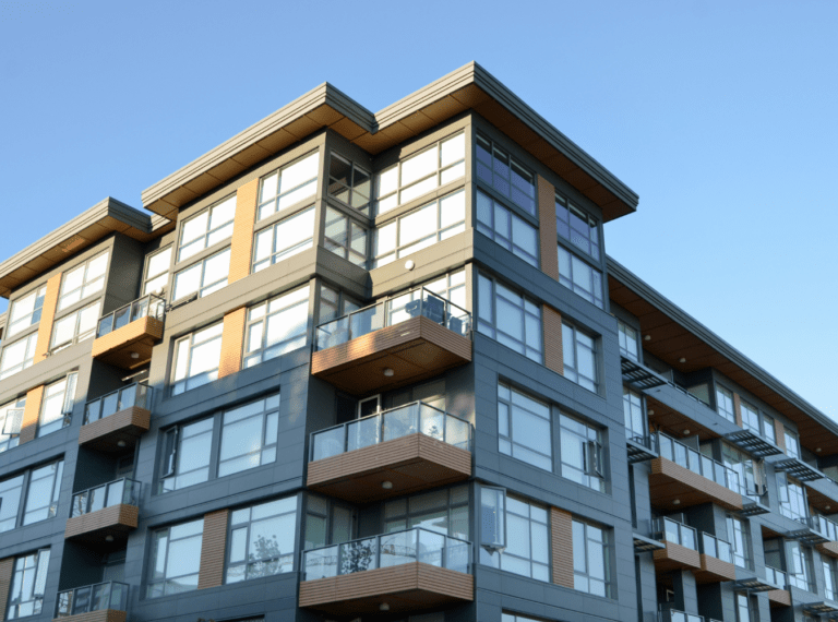 modern apartment building